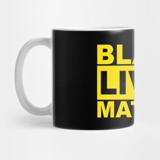 Black Lives Matter Logo (Yellow) Mug